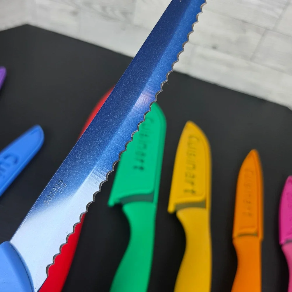 Cuisinart Advantage 14 Piece Knife Set with Blade Guards Multicolor C7714PMPC